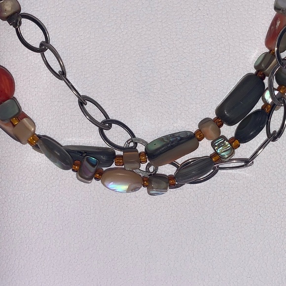 Silpada Vintage Sterling & Coral, Abalone & Shell *FIESTA FUN Necklace - Picture 10 of 14